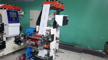 Máy in flexo khăn lạnh 2 màu cực gọn_ Cty Quang Minh Đạt _ 0903843727