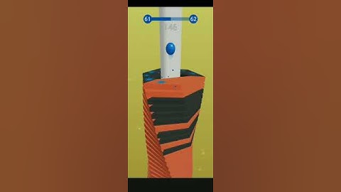 Stack Ball Level 61 Complete In 17 Second #stackball #shorts