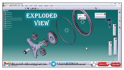 Exploded View in CATIA V5 || CATIA Tutorials
