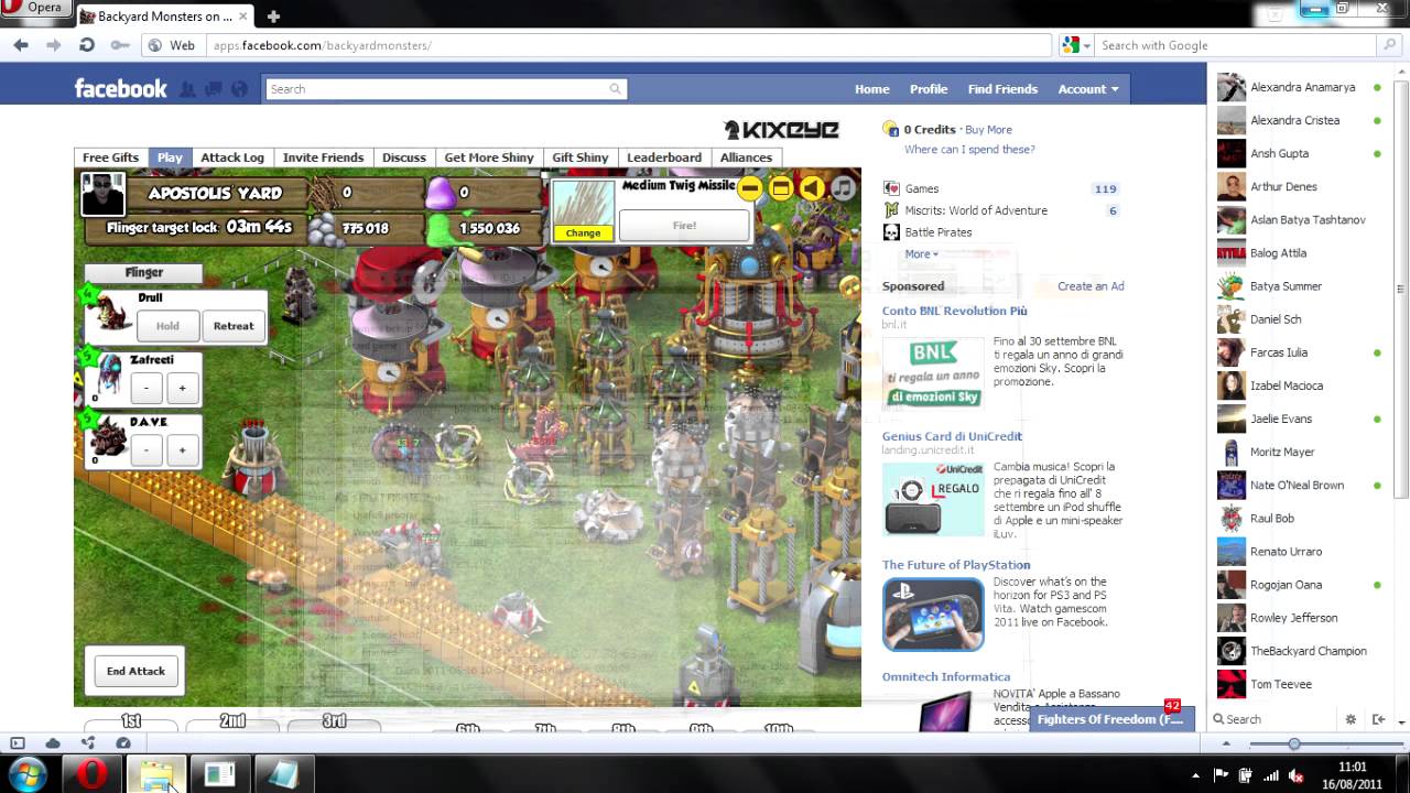 Backyard Monsters 16 D A V E 4 Zafreeti Youtube