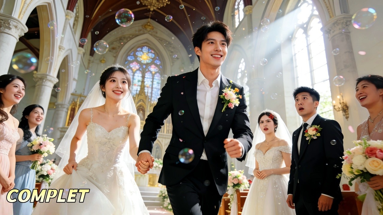 Le jour du mariage, le marié change ; elle épouse le vrai PDG et commence une vie d’amour.