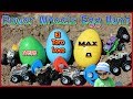Monster Truck Monday 23: Monster Jam Mini Trucks and Surprise Egg Hunt LETS PLAY!