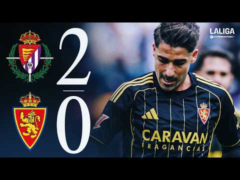 RESUMEN | Real Valladolid 2-0 Real Zaragoza | LaLiga Hypermotion