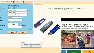 HOW TO ENROLL DSC FOR NREGA SIGNATORY LOGIN || 1ST OR 2ND SIGNATORY LOGIN || PANCHAYAT DARPAN ||