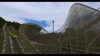 Son of Beast as a Gravity Group (No Limits 2 wooden coaster)