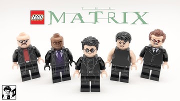 LEGO The Matrix Custom Minifigure Showcase!