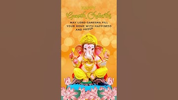Ganesh Chaturthi Wishes | Happy Ganesh Chaturthi 2023 | September 19, 2023
