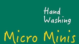 Microbiology at NDSU: Proper Hand Washing