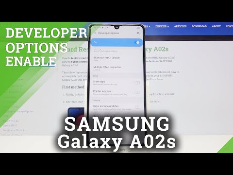 Developer Options in SAMSUNG Galaxy A02s – Developer Features