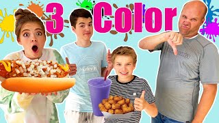 3 Color Food Challenge!