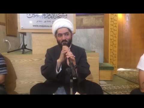 وإن يأتوكم أسارى تفادوهم وهو محرم عليكم إخراجهم شهر رمضان 1438 سماحة الشيخ أحمد الدر العاملي