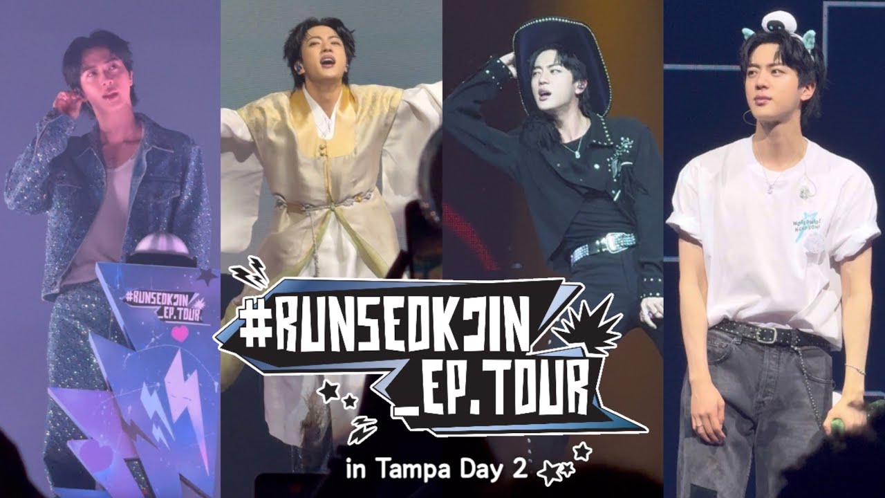 [fancam] 072625 Run Seokjin Ep Tour in Tampa Day 2 + Soundcheck