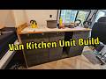 Van Kitchen Cabinet Build - DIY Units in a Sprinter Campervan