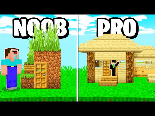 Casa de NOOB vs Casa de PRO ! class=