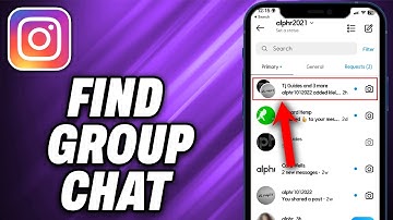 How To Find Instagram Group Chat