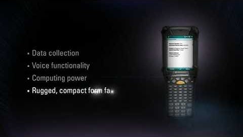 Motorola MC9000 Short Mobile Computer: helping increase efficiency in the field