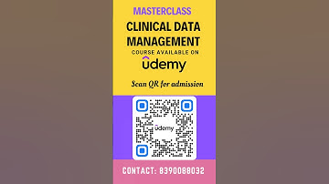 Certification in Clinical Data Management | Medical Coding  #cdm #data #clinicaldatamanagement #ai