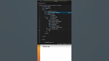 Underline hover animaton with #css #after #shorts