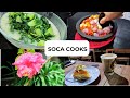 SOCA COOKS|Daily Vlog|Bobor Bayam|Bumbu Kuning Kobe|Sambal Terasi|Tuna Sandwich|Ateeya RMTimurTengah