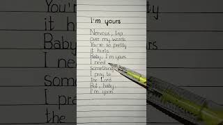 isabel larosa i’m yours lyrics