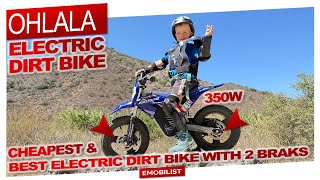 Best electric dirt bike for kids with 2 brakes from Amazon Ohlala
