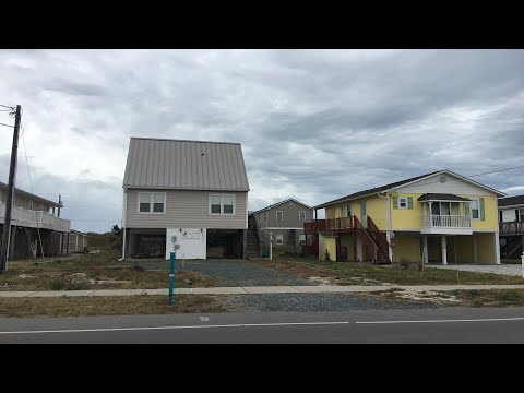 Live Hurricane Florence coverage Topsail Beach NC