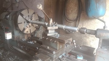 shaft turning operation on lathe machine #latheoperator #lathemachine #mechanical #machine