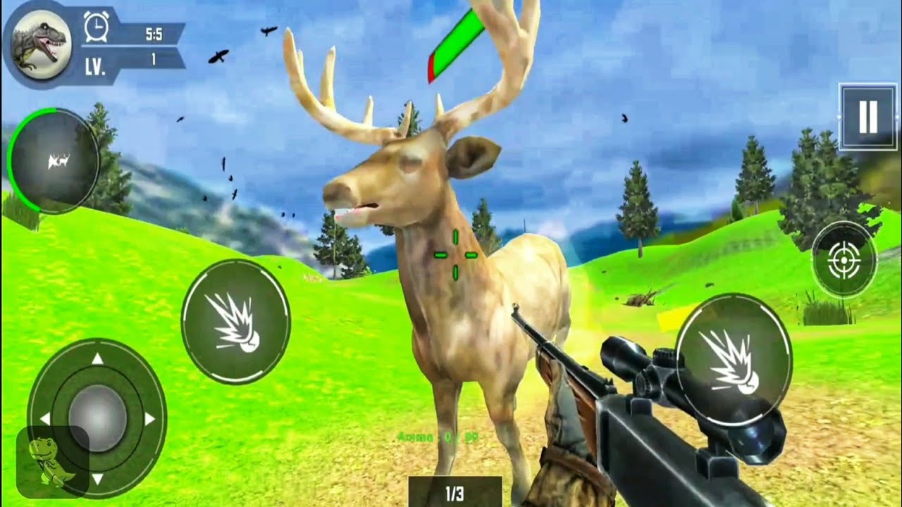 Deer Hunting - Dino Hunter 3D Hunting Games - Android Gameplay #3
