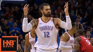 Steven Adams EPIC Dunk / Thunder vs Raptors