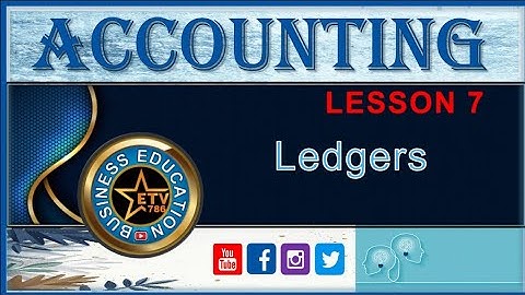 General Ledgers || Concept
