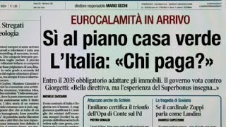 RASSEGNA STAMPA 13 APRILE 2024 QUOTIDIANI NAZIONALI ITALIANI  PRIME PAGINE DEI GIORNALI DI OGGI