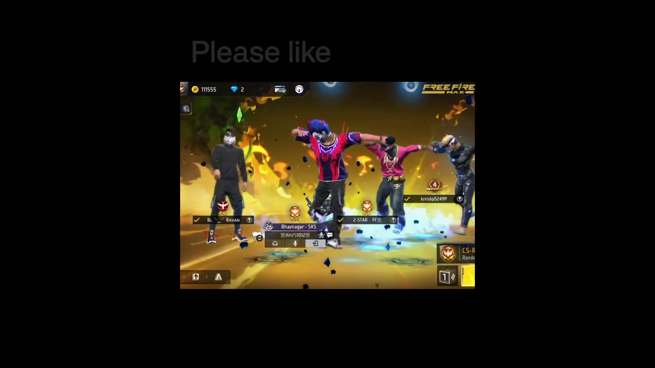 # Free Fire// season 2 😈 player 😈 with Loby Emote 💯 😎 💯# Dada gamer