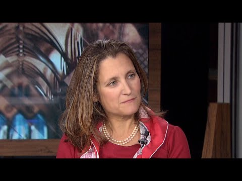 Chrystia Freeland says throne speech's message is that the government can 'get a lot done'