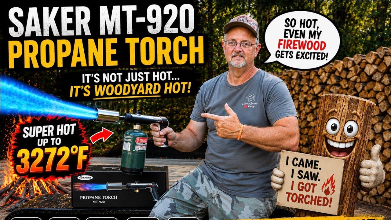 Saker MT-920 Propane Torch | Best Woodyard Tool I Didn't Know I