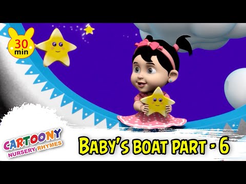 Baby Boat Part 1 - Naira Baby Rhymes For Children | Baby Boat Poem | Cartoony Nursey Rhymes