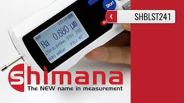 SHIMANA SHBLST241 Surface Roughness Tester (product video presentation)