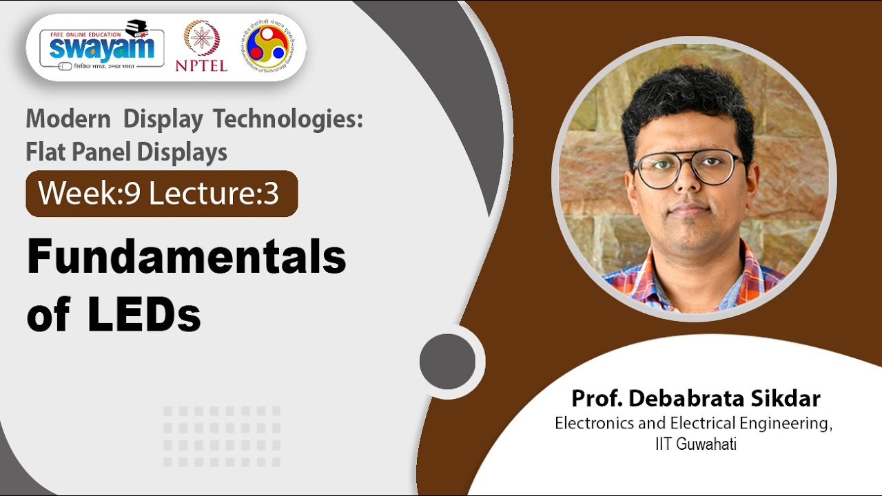 Lec 43: Fundamentals of LEDs