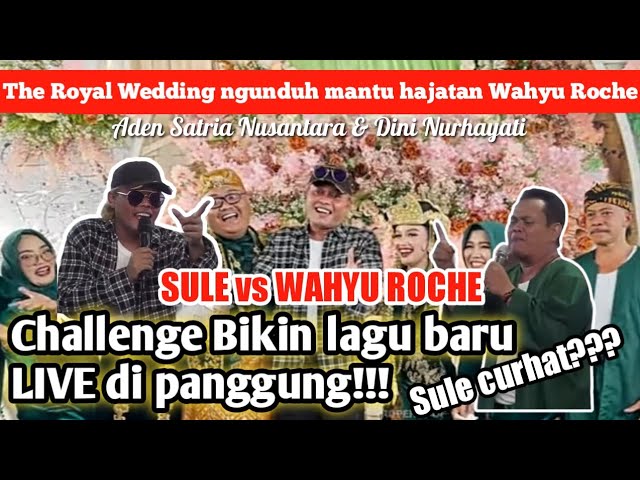 SULE VS WAHYU ROCHE  Bikin lagu baru di panggung langsung Viral!!! class=