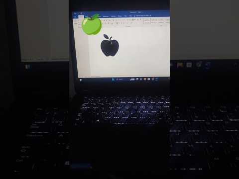How to create a Apple emoji🍏 in MS Word using by keyboard shortcuts✅🍏#foryou #shortkey #mswordএরকাজ