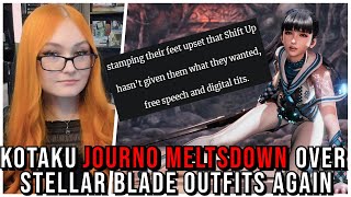 Another Kotaku Activist MELTSDOWN Over Stellar Blade Outfits But Praises Baldur's Gate 3 Sex Scenes