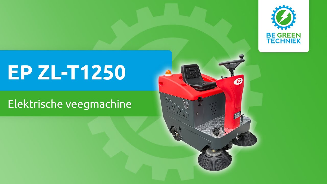 EP ZL-T1250 - Elektrische veegmachine | Be Green Techniek