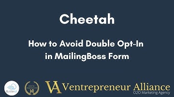 Cheetah   How to Avoid Double Opt In in MailingBoss Form