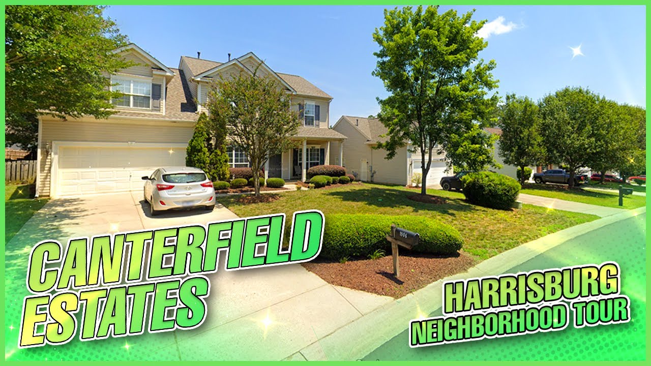 Canterfield Estates Neighborhood Tour Harrisburg NC Walk to Pharr