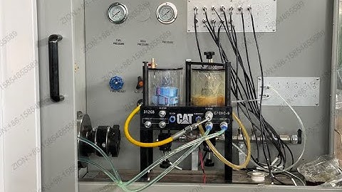 Testing HEUI CAT C7 C9 3126 injectors on CR917/CR918 -NANTAI video