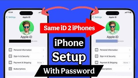 How To Login Apple ID In Another iPhone | How To Setup New iPhone | Use Same Apple ID For 2 iPhones