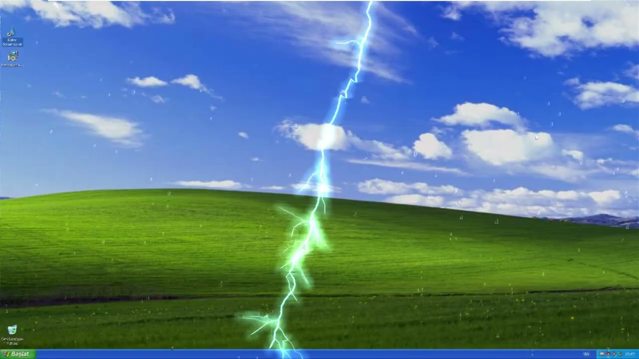 Xp 63 Rainy Screen Saver on Windows XP Legendary Landscape Wallpaper