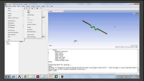 LearnCAx Soft Demo ANSYS FLUENT Writing case and data file