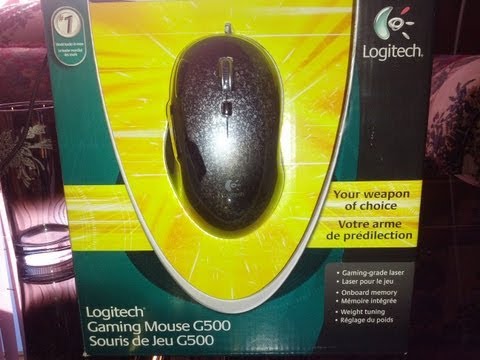 Logitech G500 gaming mouse unboxing + review