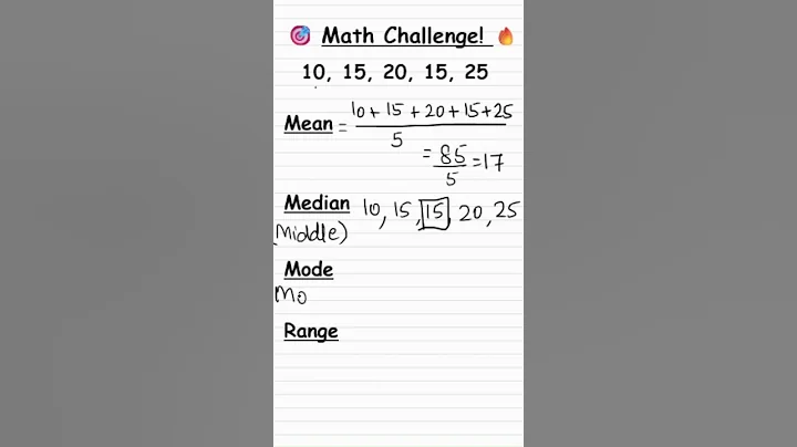 Mean, Median, Mode, and Range of the data! @GEDMathSimplified #gedmath #class8math #statistics
