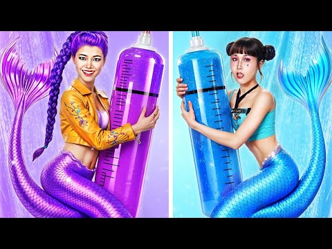 حورية البحر ميرا ضد زوي تحدي التحول للأحلام للدمى من ستكون حورية البحر الأكثر تألق ا 